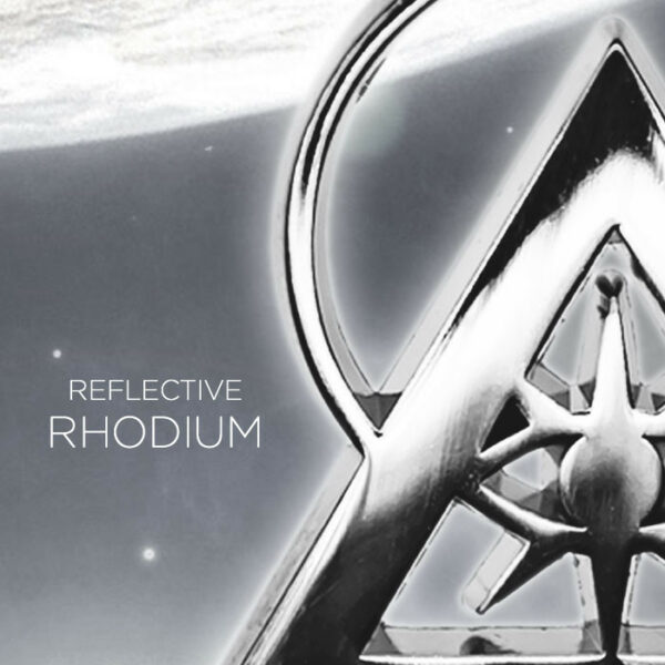 Silver Rhodium Illuminati Talisman - Image 3